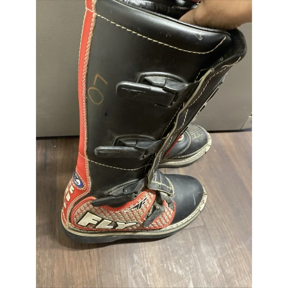 Fly Racing Motorcross Motorcycle Boots 805 Size 9 Off Road ATV (058)